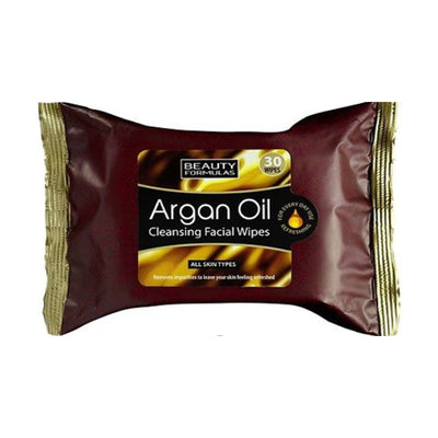 Beauty Formulas Argan Oil Cleansing Facial Wipes 30's
