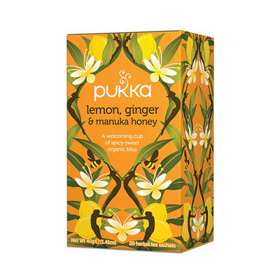 Pukka Lemon, Ginger & Manuka Honey Organic Herbal Tea 20's