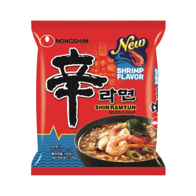 Nongshim Shin Ramyun Noodle Soup Shrimp Flavor 120g