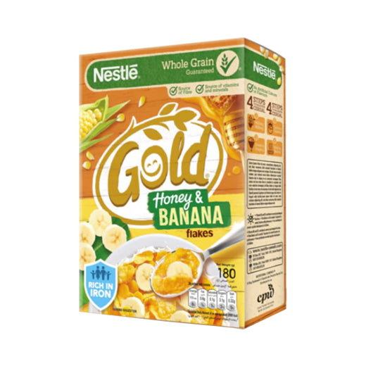 Nestle Gold Corn Flakes Honey And Banana 180G
