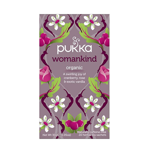 Pukka Womankind Organic Cranberry, Rose & Exotic Vanilla Herbal Tea 20's
