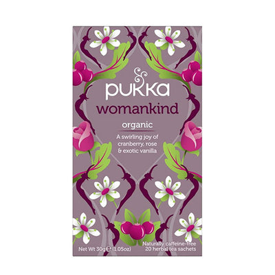 Pukka Womankind Organic Cranberry, Rose & Exotic Vanilla Herbal Tea 20's