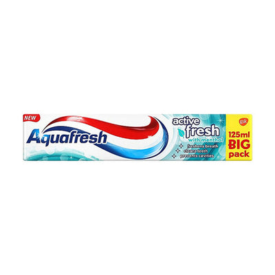 Aquafresh Active Fresh With Menthol Toothpaste 125mL