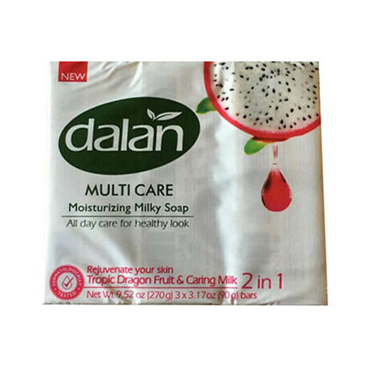 Dalan Multi Care Tropic Dragon Fruit And Caring Milk 2in1 Moisturizing Milky Soap 270g