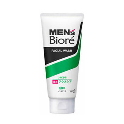 KAO Men's Biore Medicinal Acne Care Face Wash Non-Scrub 130g