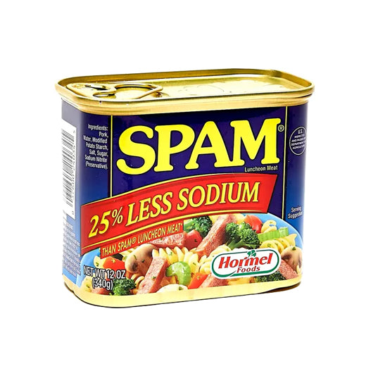 Spam 25% Less Sodium 340g