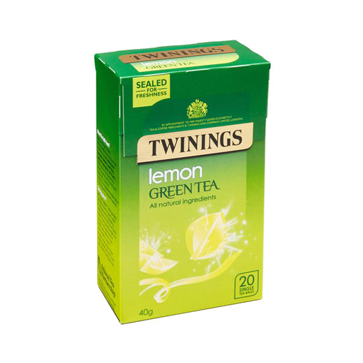 Twinings Lemon Green Tea All Natural Ingredients 20sX40g